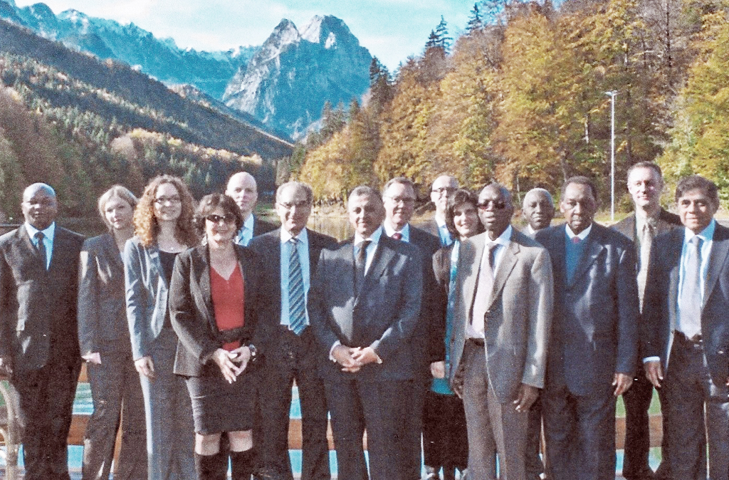 The meeting in progress: The participants